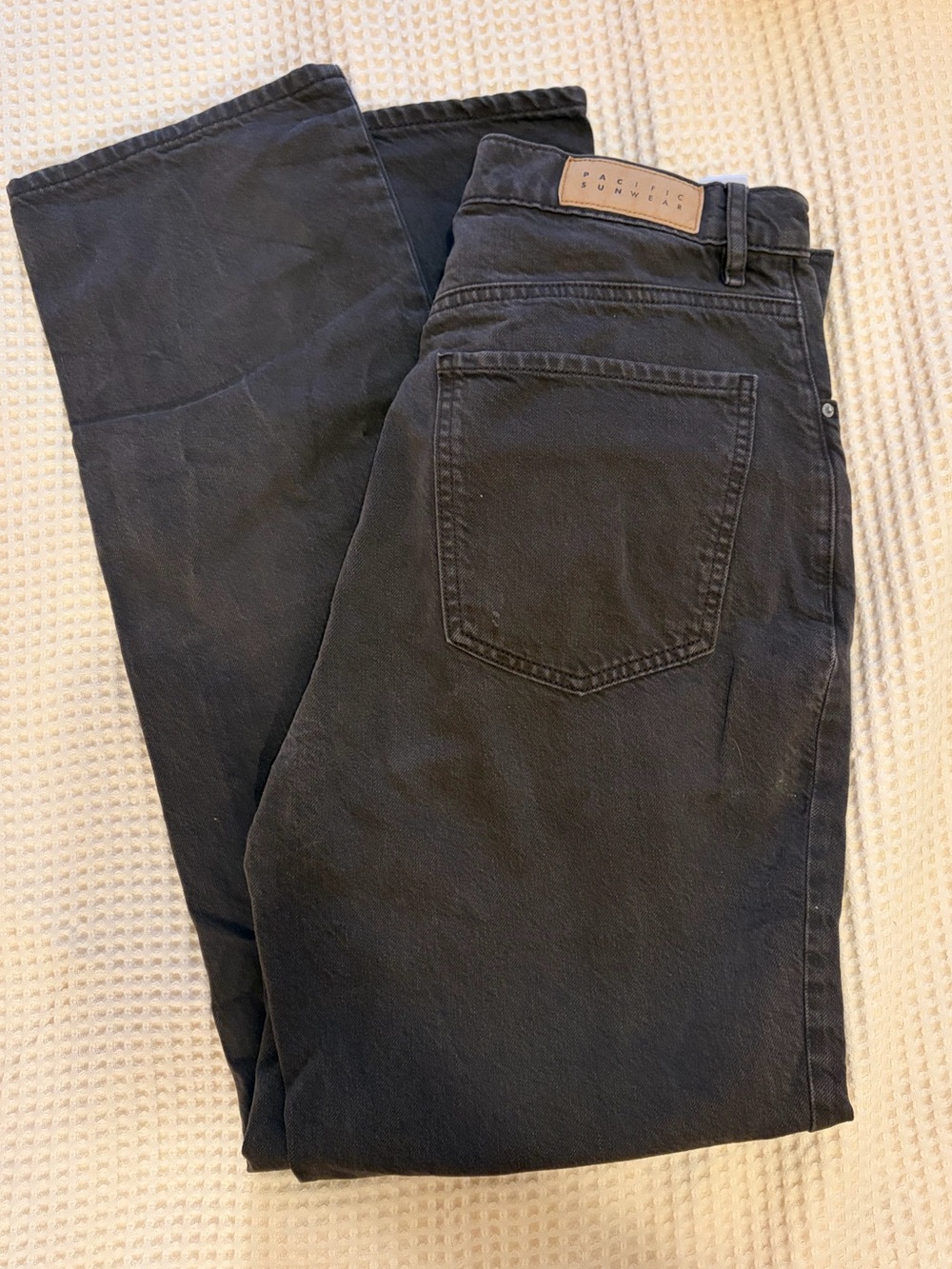 PacSun Men's Black Straight Jeans